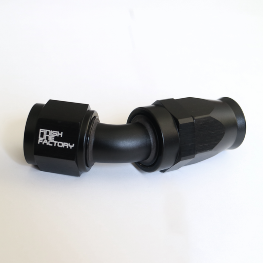 PTFE Hose End – 45 Degree AN