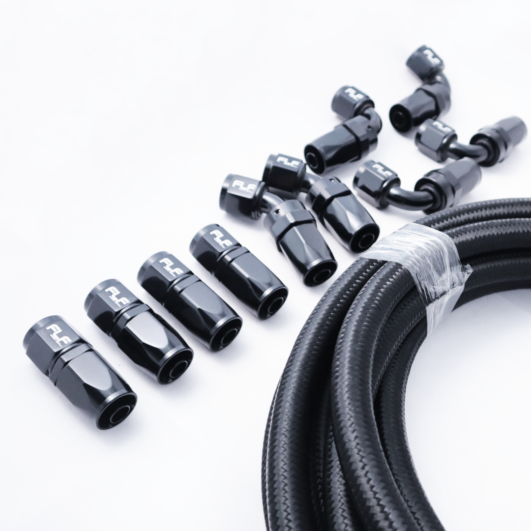 Braided Rubber Fuel System Starter Kit Bundle
