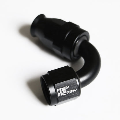 PTFE Hose End – 120 Degree AN