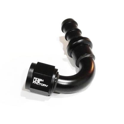 Push Lock Hose End – 120 Degree AN