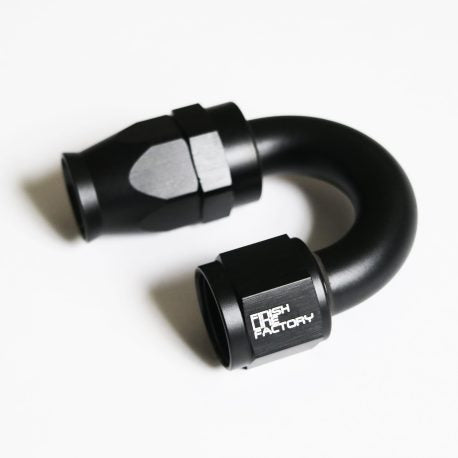 PTFE Hose End – 180 Degree AN
