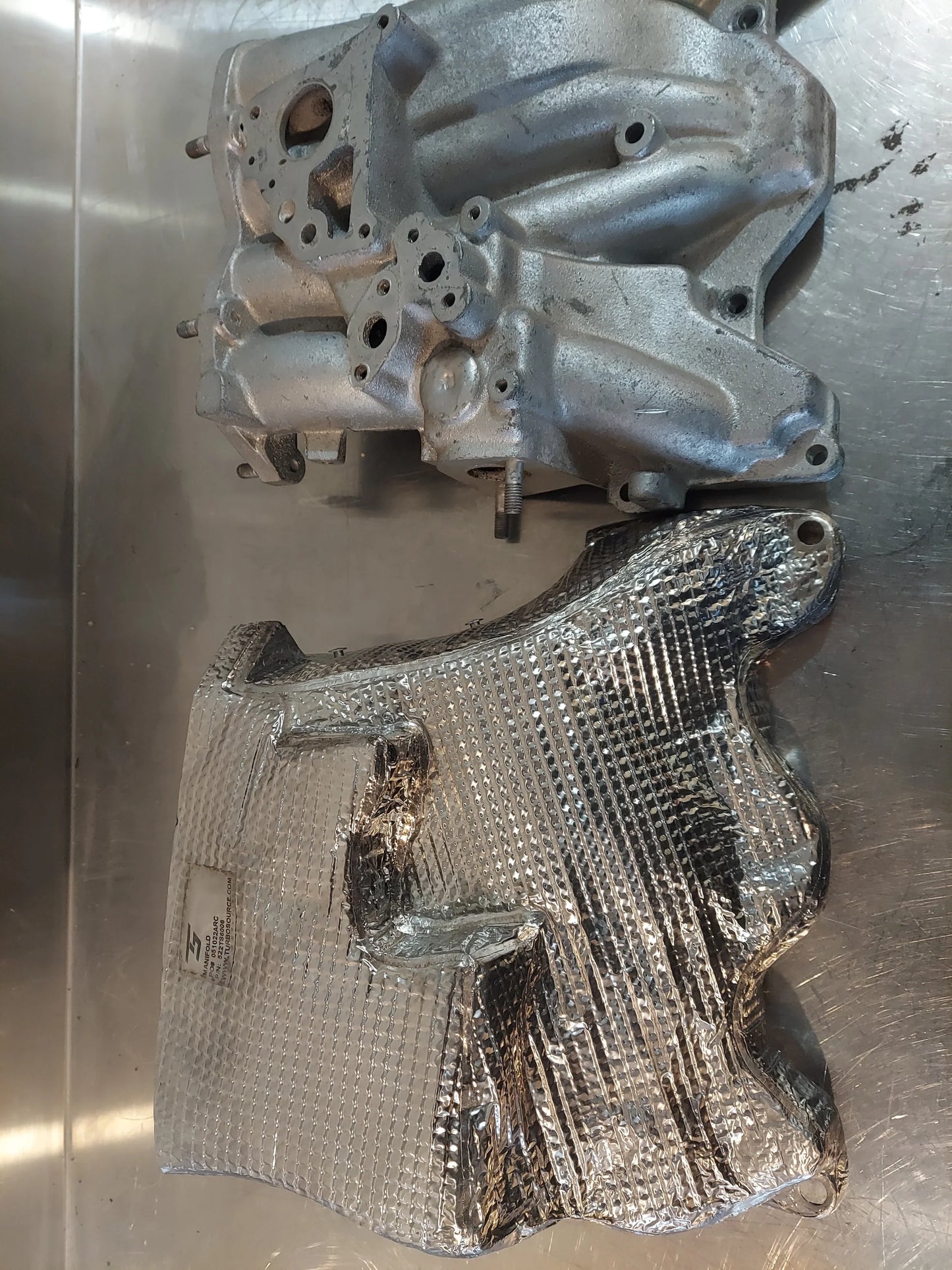 FC3S Turbo2 13BT Inconel Lower Intake Manifold Shield