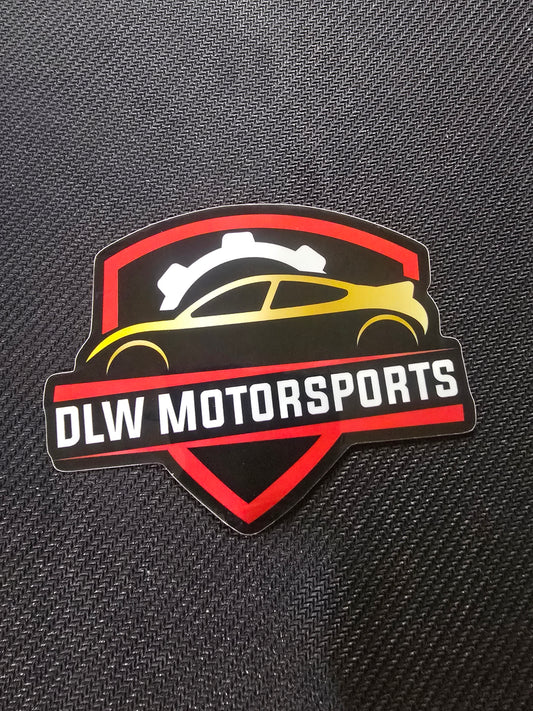 DLW Motorsports Die-Cut Vinyl Sticker – Original Colorway