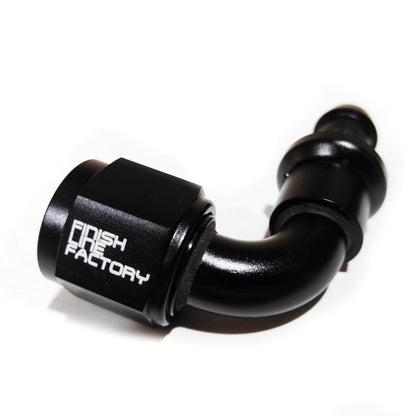 Push Lock Hose End – 90 Degree AN