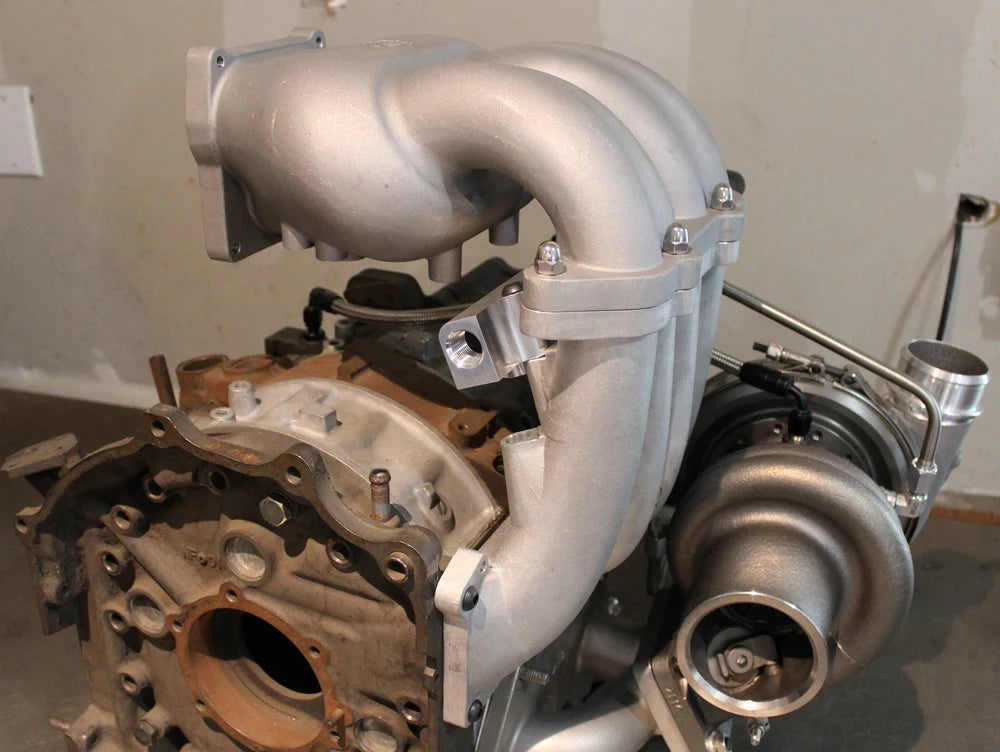 Turblown Cast Rotary Lower intake manifold