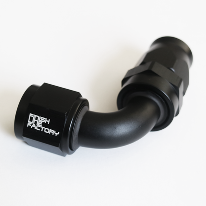 PTFE Hose End – 90 Degree AN