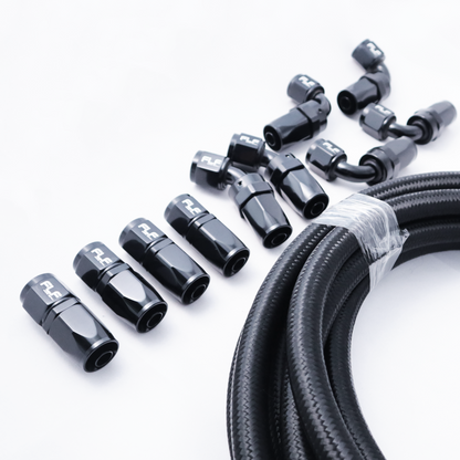 Braided Rubber Fuel System Starter Kit Bundle