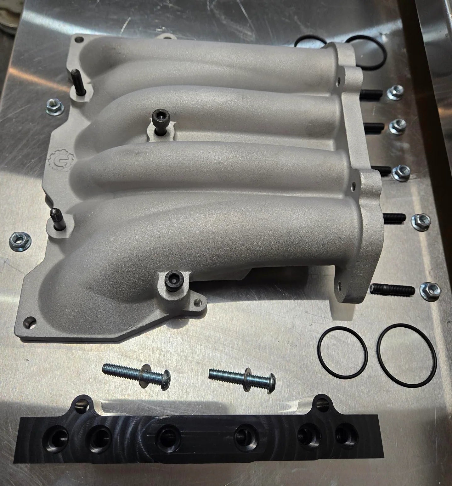 Turblown Cast Rotary Lower intake manifold